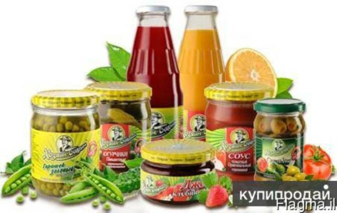 Полуфабрикаты, соки и нектары, овощная консервация