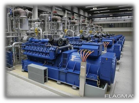 1200 kW gas piston power plant