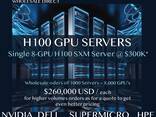 שרת AI יחיד 8-GPU H100 SXM - фото 1