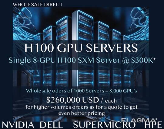 שרת AI יחיד 8-GPU H100 SXM