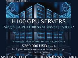 שרת AI יחיד 8-GPU H100 SXM