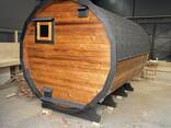 Баня бочка деревянная - фото 8