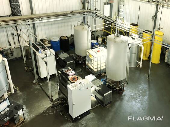 Biodiesel plant, 10-20 tons/day (semi-automatic), raw material - vegetable oil