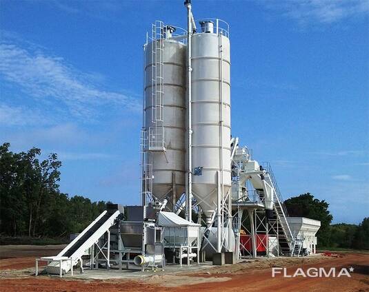 Mobile concrete plant Sumab F-130 (130 m3/h) Sweden