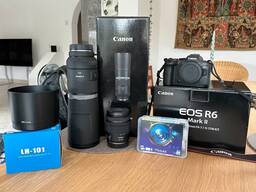 קנון EOS R6 Mark II RF 800 מ"מ RF 24-105 אביזרים (אחריות)