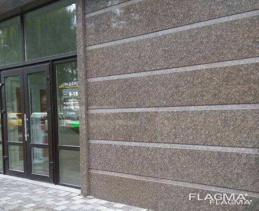 Гранитная плитка для фасада, ступеней, подоконников, столешниц, Украина