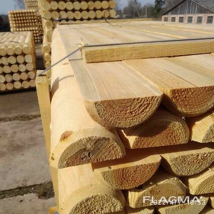 Оцилиндрованные изделия, колья, столбы, шпалера для виноградника, подпорки для саженцев