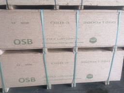 לוחית OSB (OSP) 9,12,15,18, 22x1250x2500 מ"מ