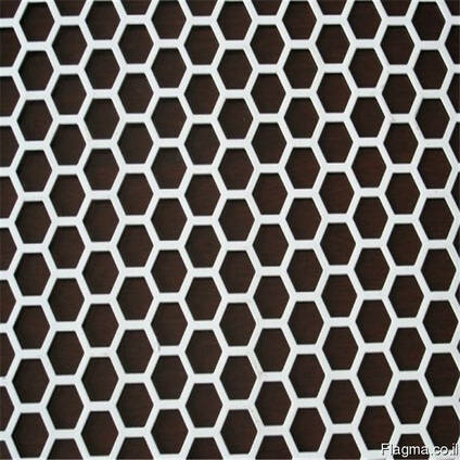 Perforated steel sheets with holes