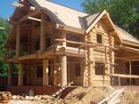 Сруб дома, бани из рубленного бревна - фото 1