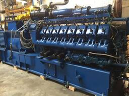 Used gas engine MWM TBG 620, 1995, 1,052 kW.